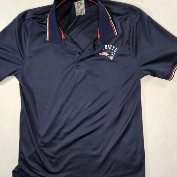 Offical NFL Team Apparel New England Patriots Golf Polo Shirt Mens Large - Picture 1 of 6
